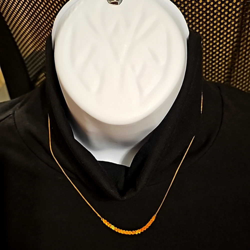 Lightweight 18k Saudi Gold Necklace